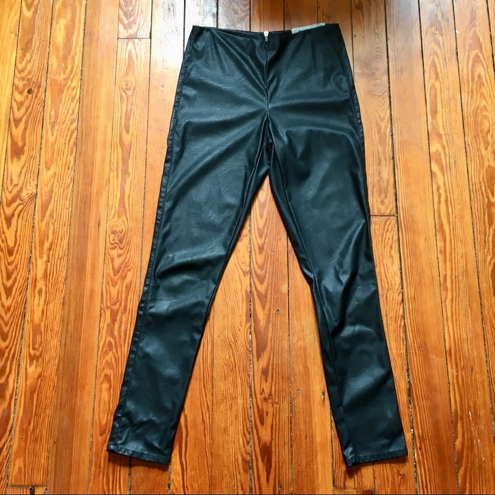 New Look Faux Leather Jegging Pants